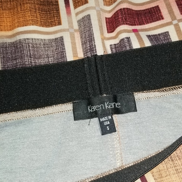 KAREN KANE Colorblock Stretch Pencil Skirt - Picture 3 of 4